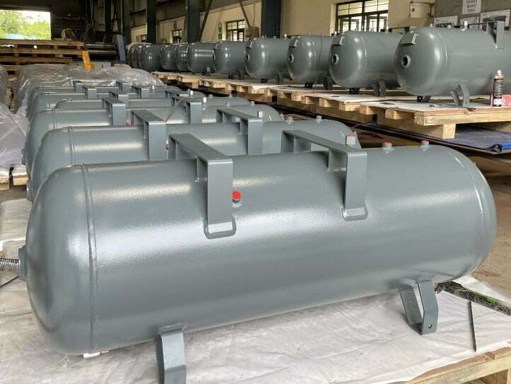 Air compressor receiver tank